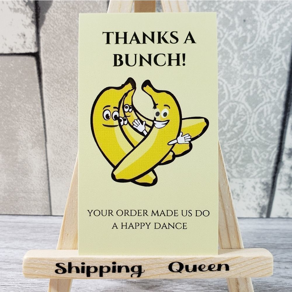 8/$20 Poshmark Thank You Cards Shipping Feedback